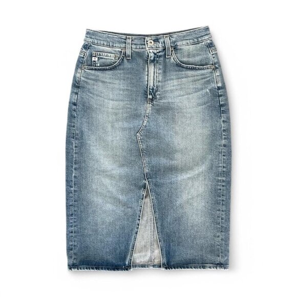 Ag Womens Alicia Midi Denim Skirt - Picture 4 of 8